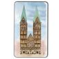 Preview: Breakfast Board Watercolor Maritime Art Print Bremen Church Dome Souvenir Souvenirs North Sea